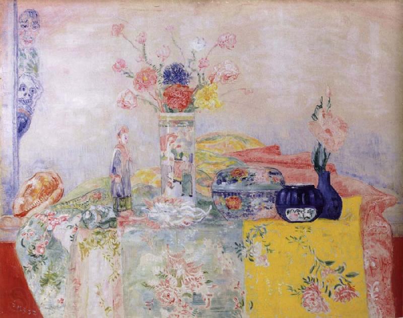 James Ensor Still life with Chinoiseries Spain oil painting art